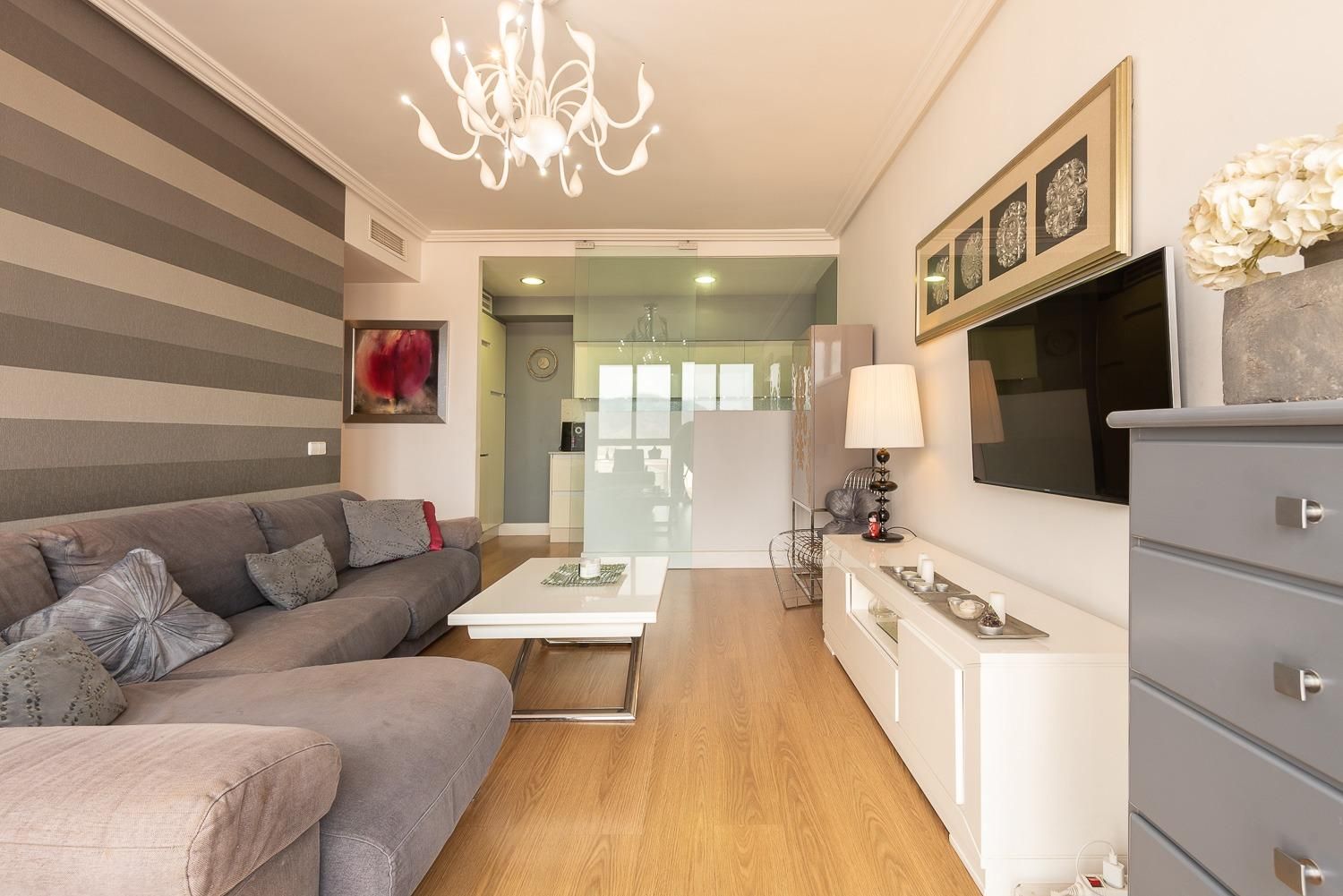 Living room of Flat for sale in Cartagena  with Air Conditioner, Heating and Terrace