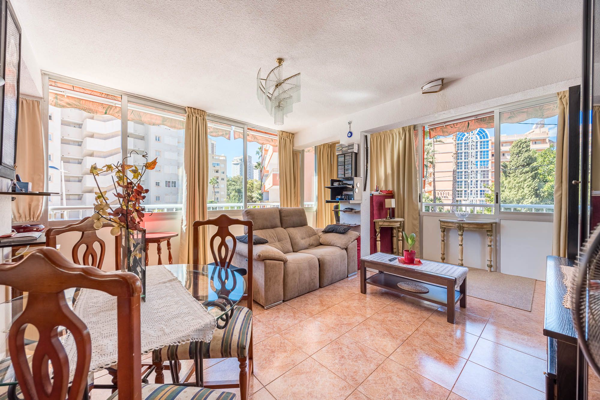 Living room of Flat for sale in Finestrat