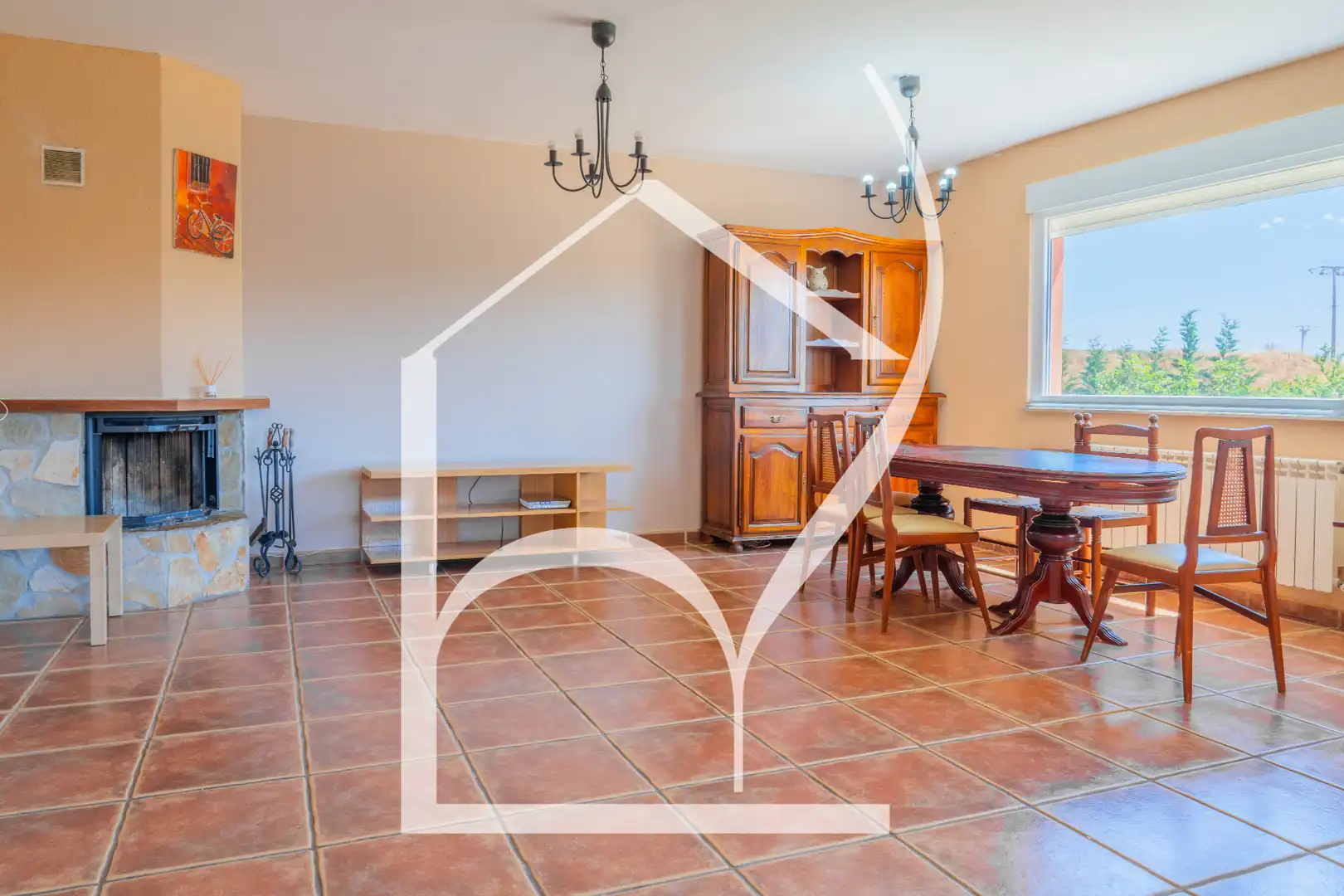 Dining room of Detached homes for sale in Arapiles  with Heating, Parquet flooring and Terrace