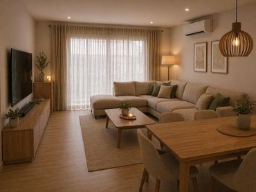 Apartament amb piscina de lloguer a Pueblo