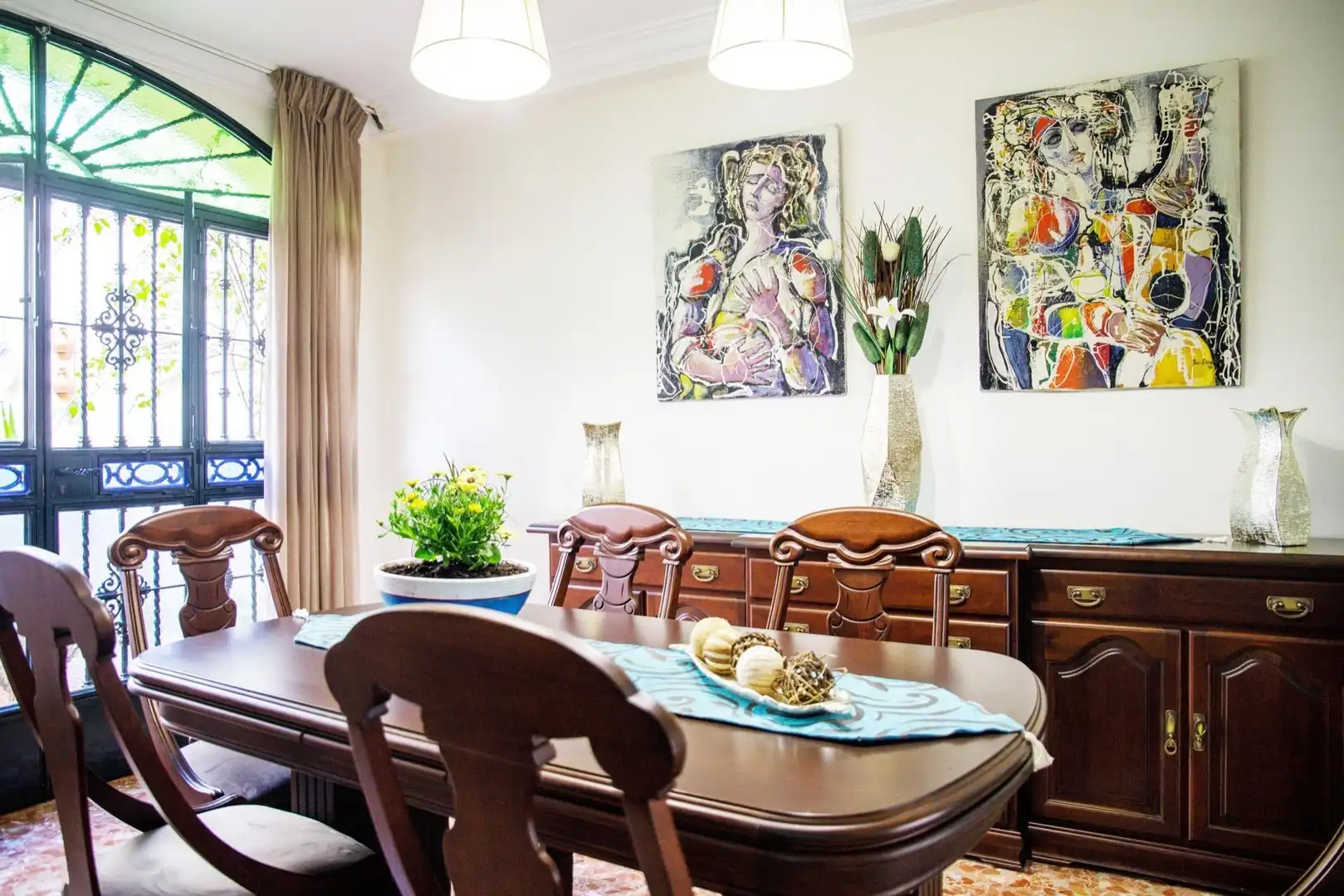 Comedor de Casa o chalet de alquiler en Alcalá de Guadaira con Aire acondicionado, Calefacción y Terraza