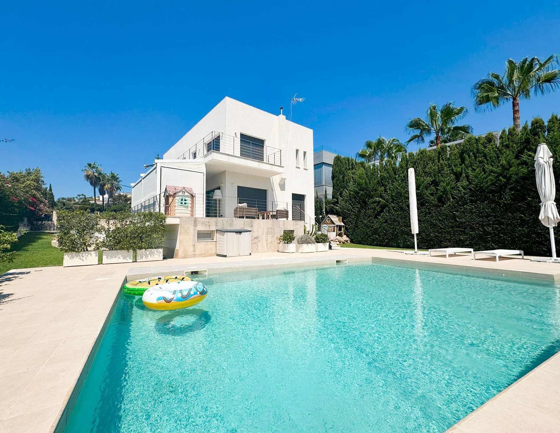 Swimming pool of House or chalet to rent in Calvià  with Air Conditioner, Heating and Private garden