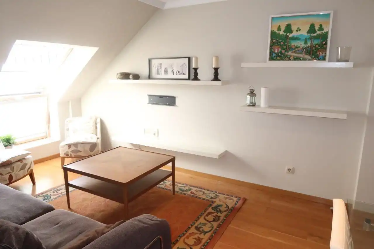 Living room of Flat for rent in A Coruña Capital   with Heating and Furnished