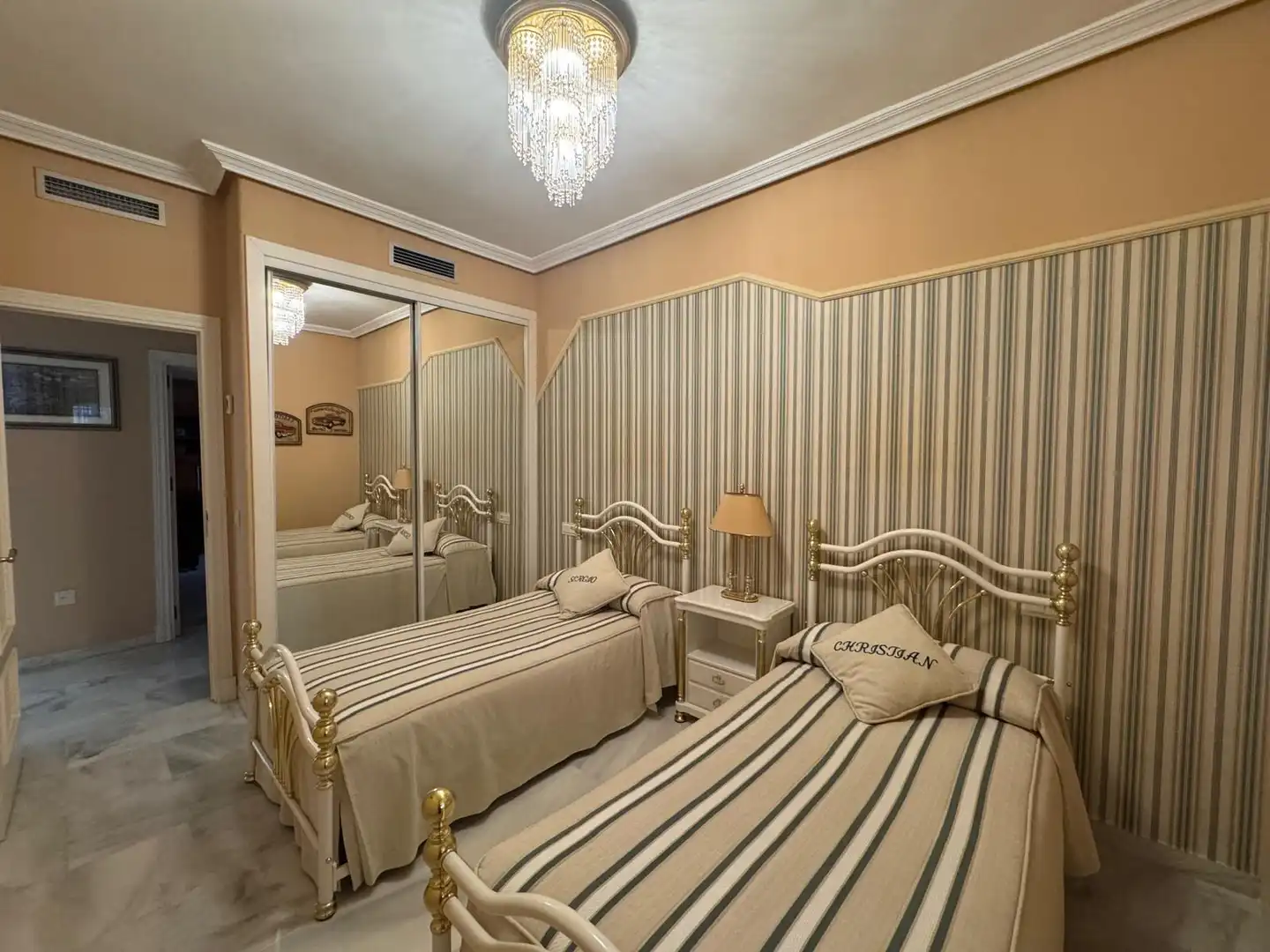 Bedroom of Flat for sale in Jerez de la Frontera  with Air Conditioner, Private garden and Terrace