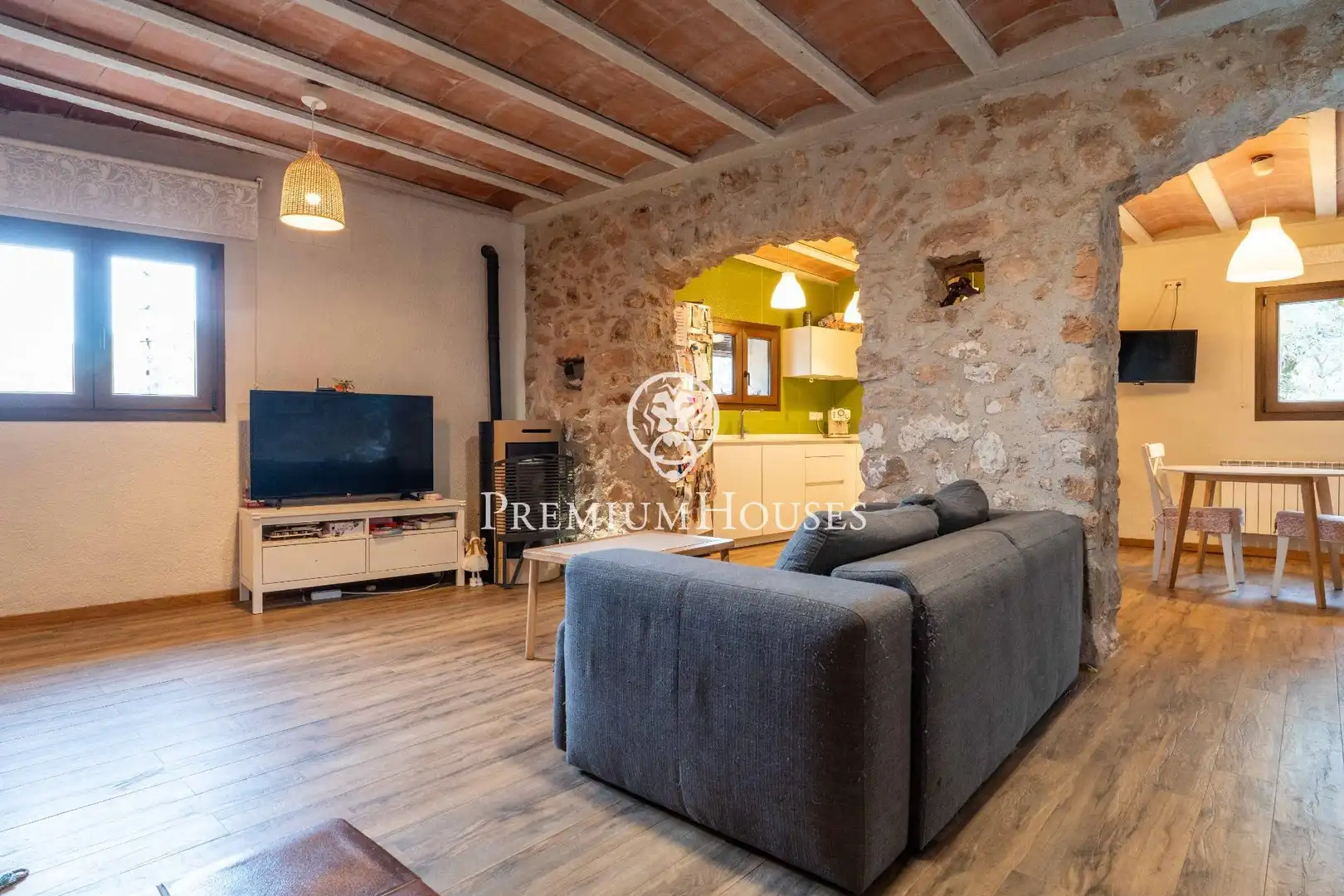 Sala de estar de Finca rústica en venta en Montblanc con Calefacción, Jardín privado y Terraza