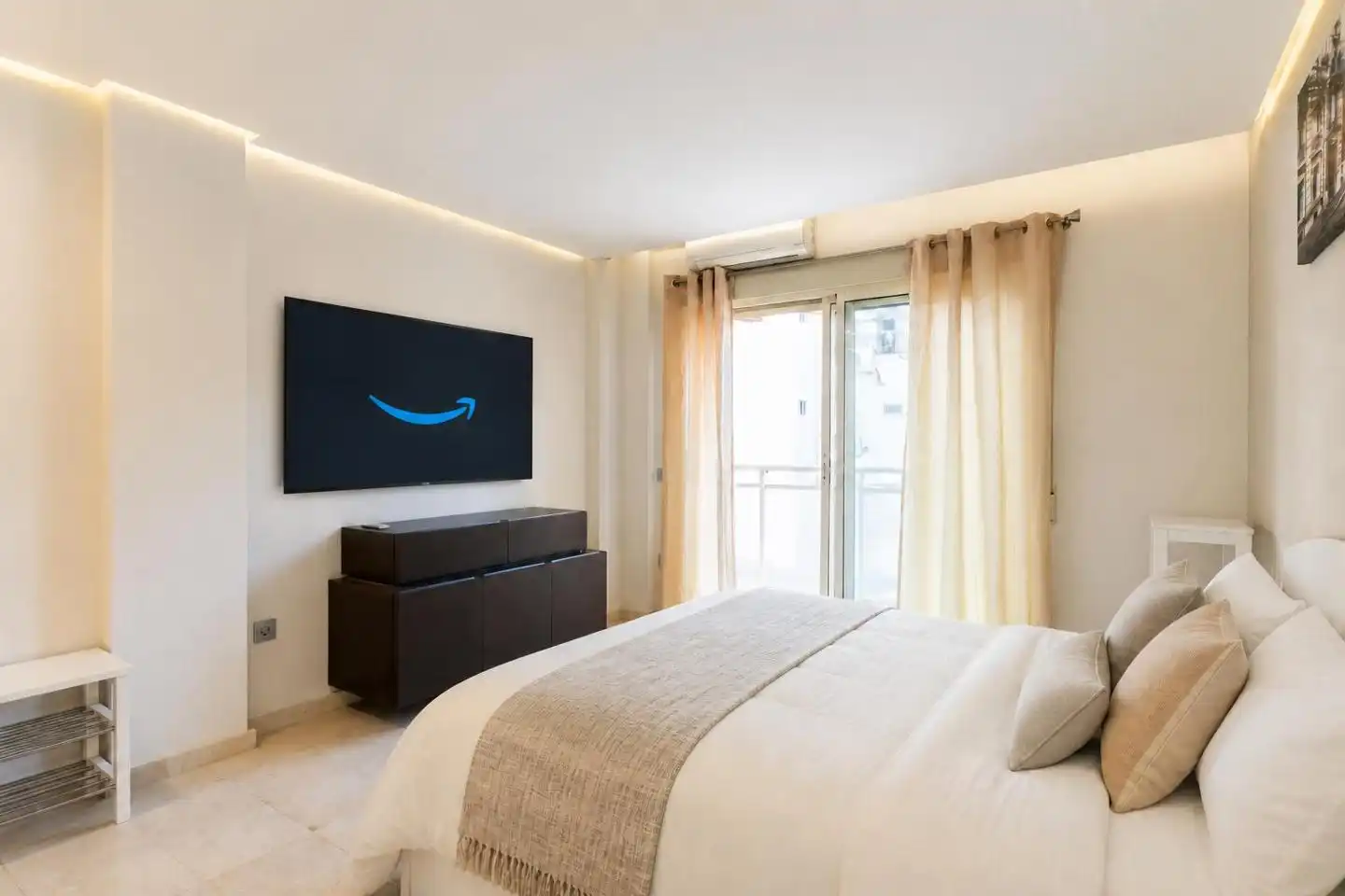 Schlafzimmer von Maisonette zum Verkauf in Santa Pola mit Klimaanlage, Terrasse und Möbliert