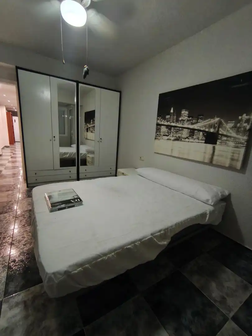Bedroom of Flat for rent in Elche / Elx  with Air Conditioner, Furnished and Balcony