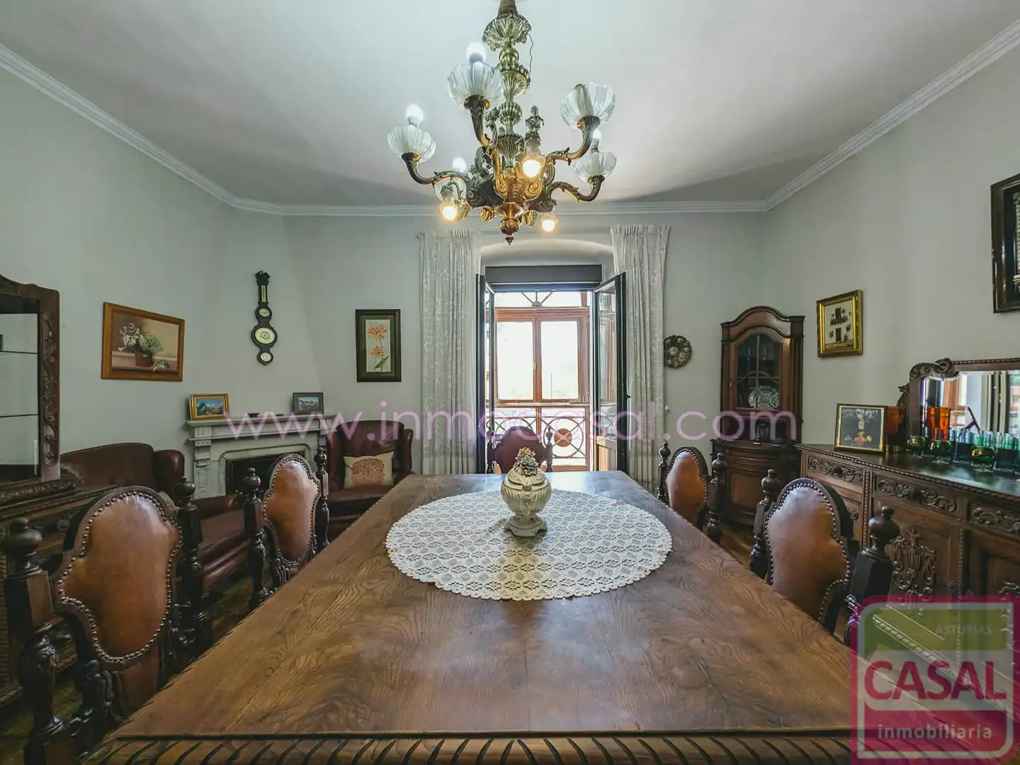 Dining room of Flat for sale in Mieres (Asturias)  with Heating, Terrace and Storage room