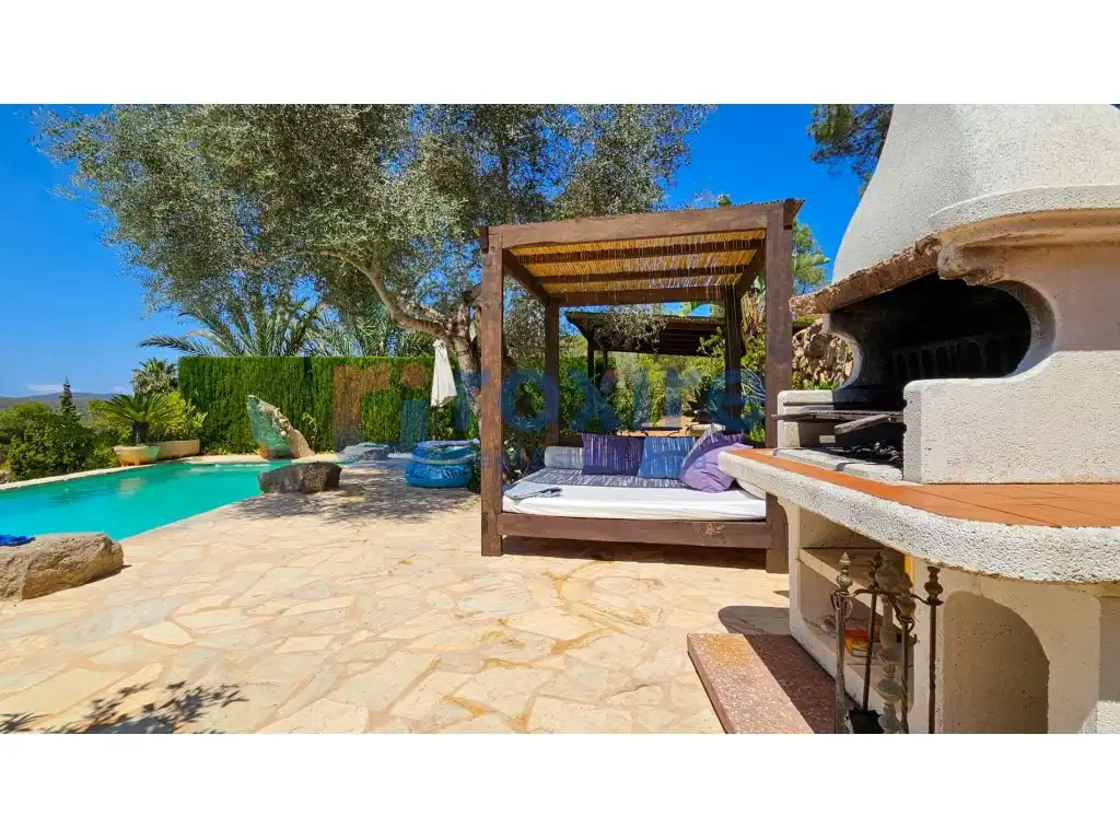Jardí de Casa o xalet de lloguer en Sant Joan de Labritja amb Aire condicionat, Calefacció i Jardí privat