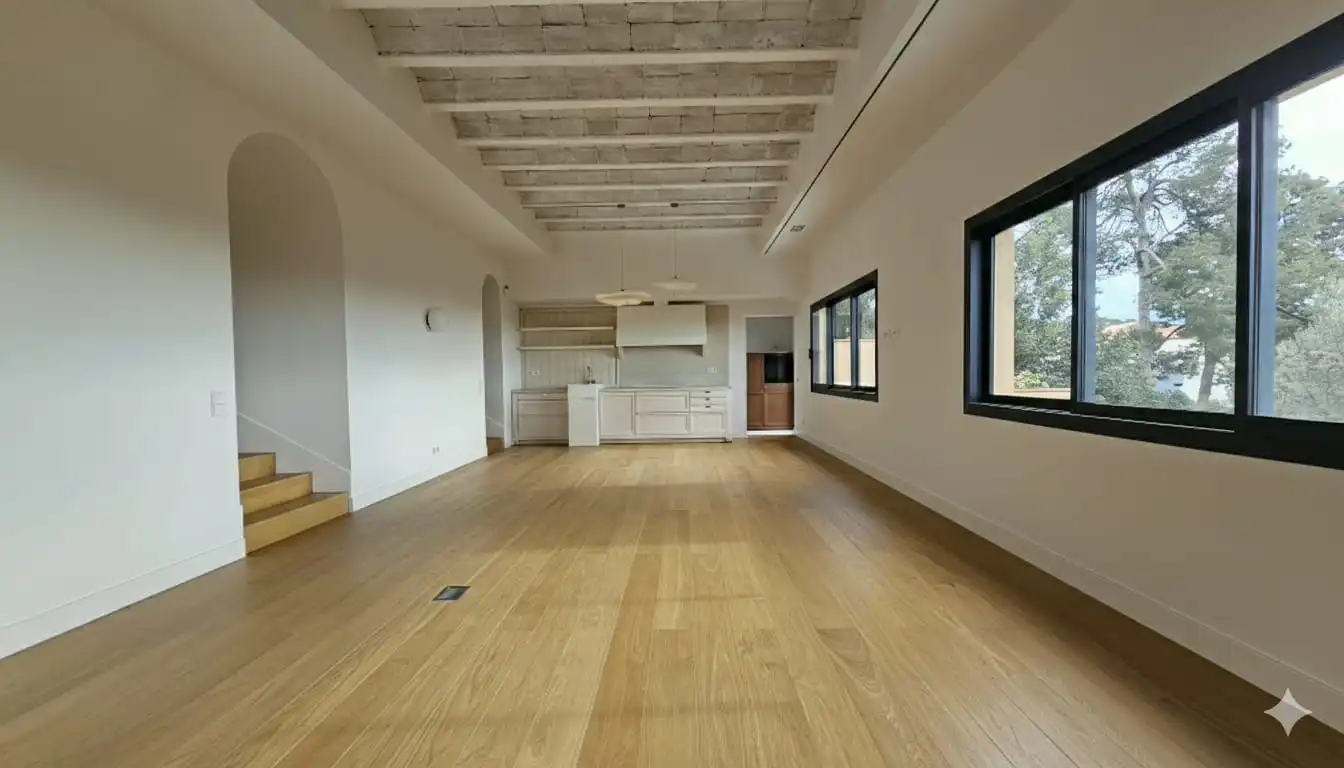 Sala de estar de Casa o chalet en venta en Barcelona con Aire acondicionado, Calefacción y Jardín privado
