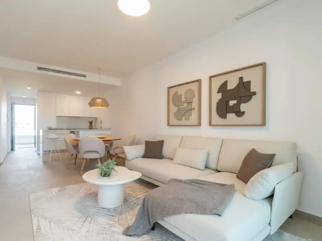 Living room of Apartments for sale in Orihuela  with Air Conditioner and Swimming Pool