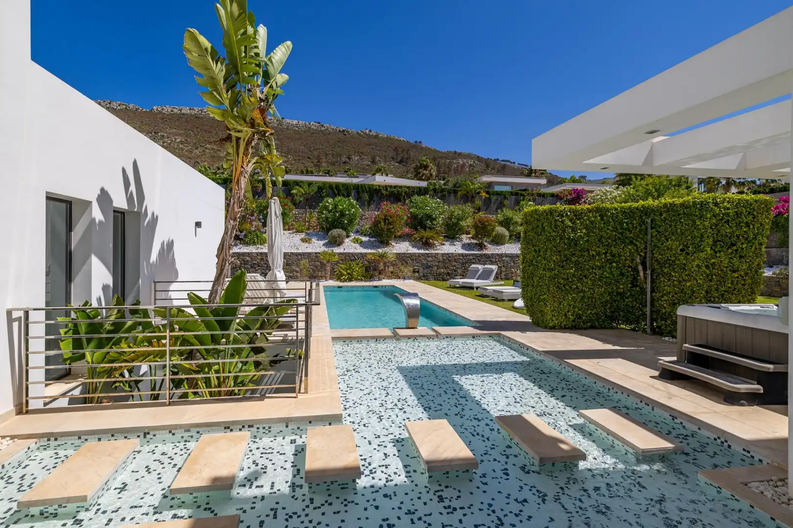 Garden of Houses for sale in Jávea / Xàbia  with Air Conditioner, Heating and Private garden