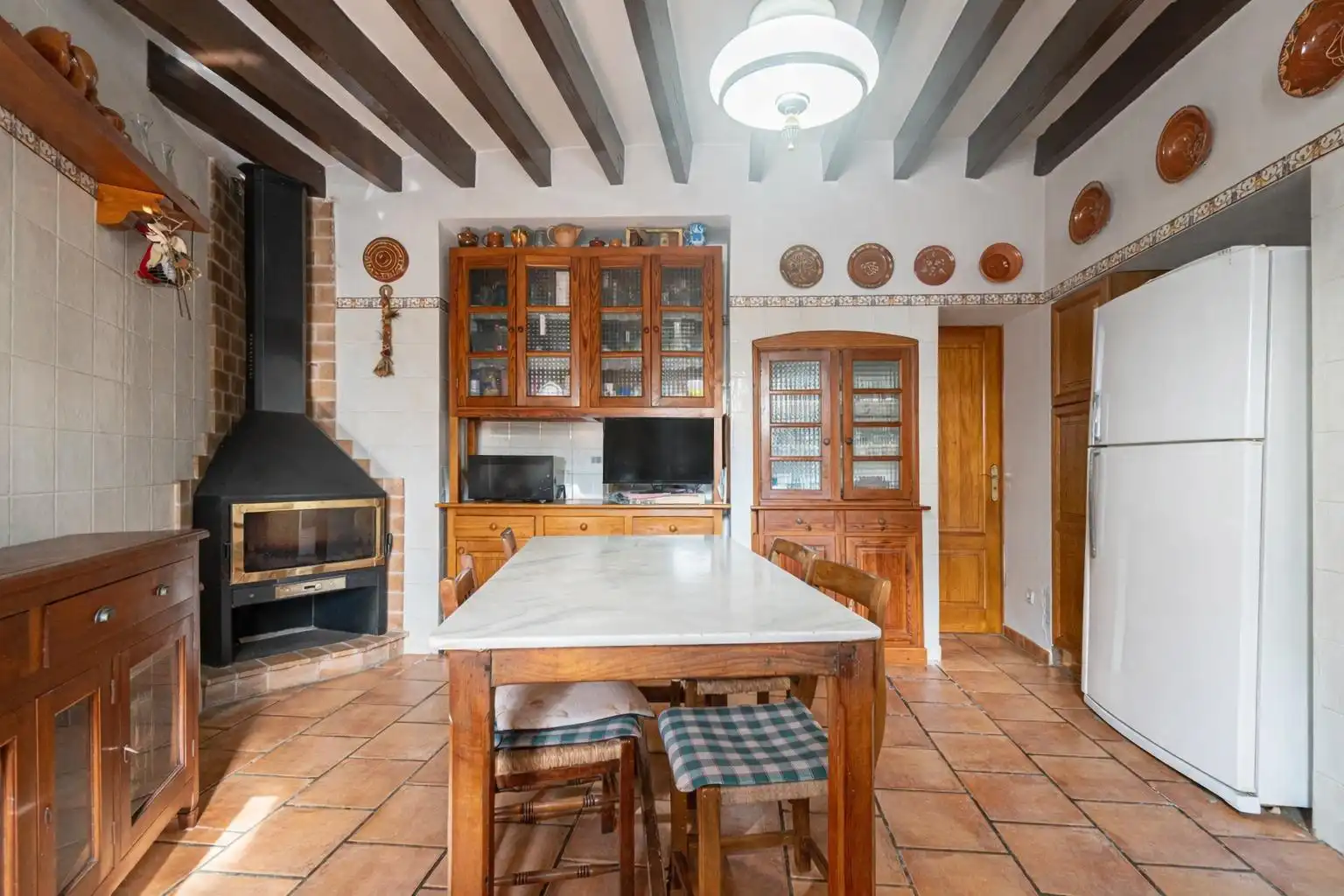Cuina de Casa o xalet en venda en  Palma de Mallorca amb Calefacció, Jardí privat i Terrassa
