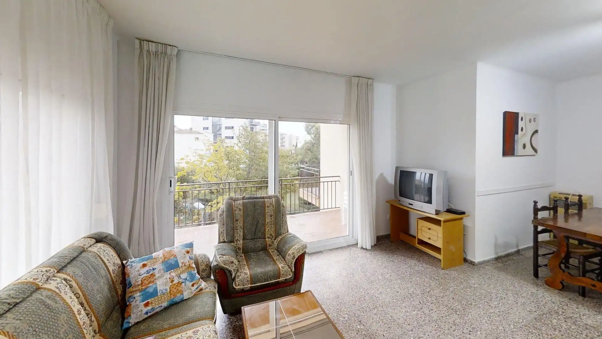 Living room of Apartments for sale in Roses  with Private garden, Terrace and Balcony