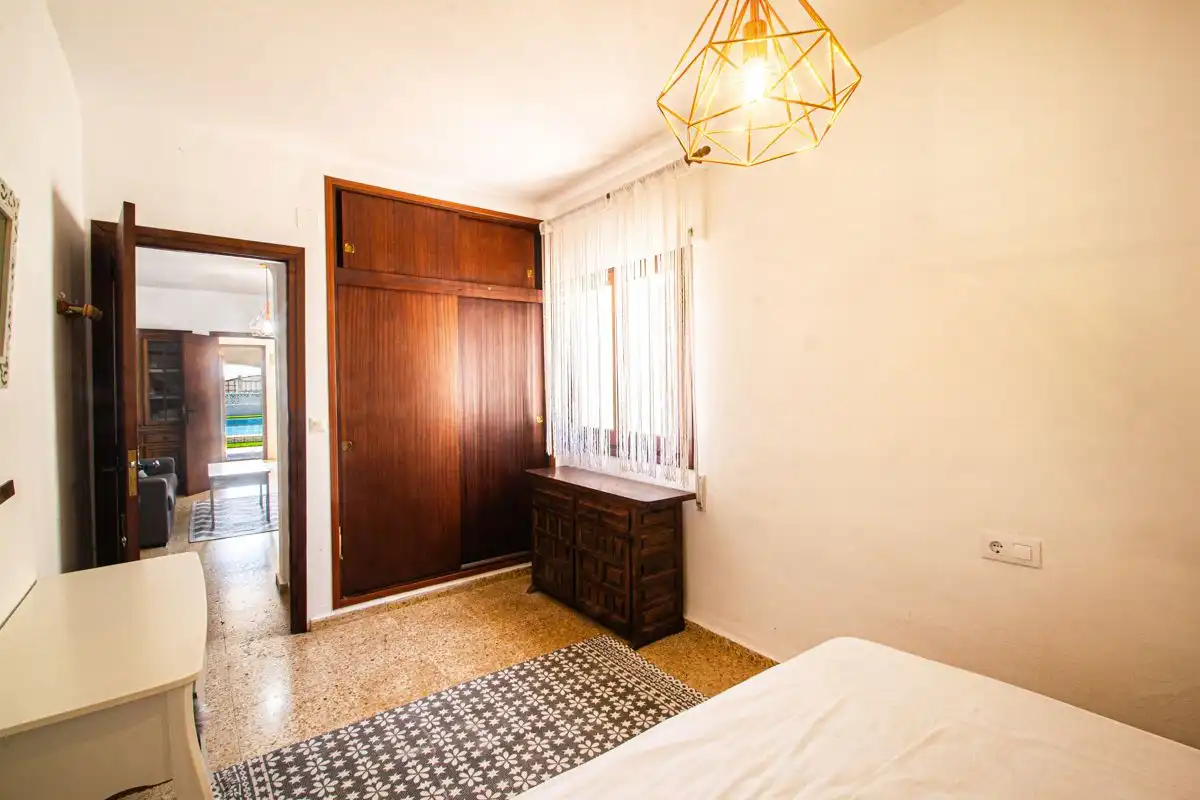 Bedroom of Houses for sale in Calpe / Calp  with Air Conditioner, Heating and Private garden