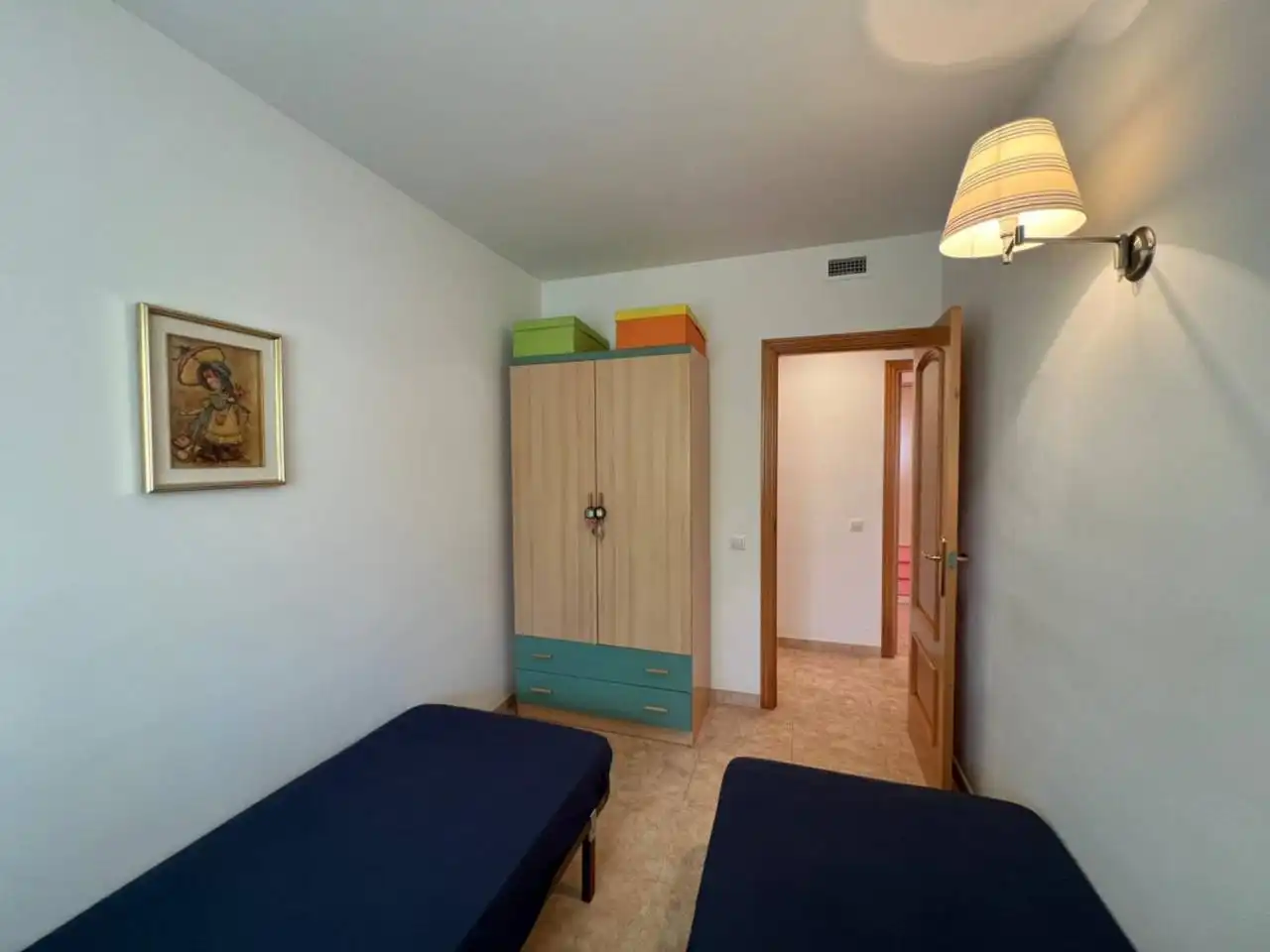 Bedroom of Flat for sale in Cubelles  with Air Conditioner, Heating and Private garden