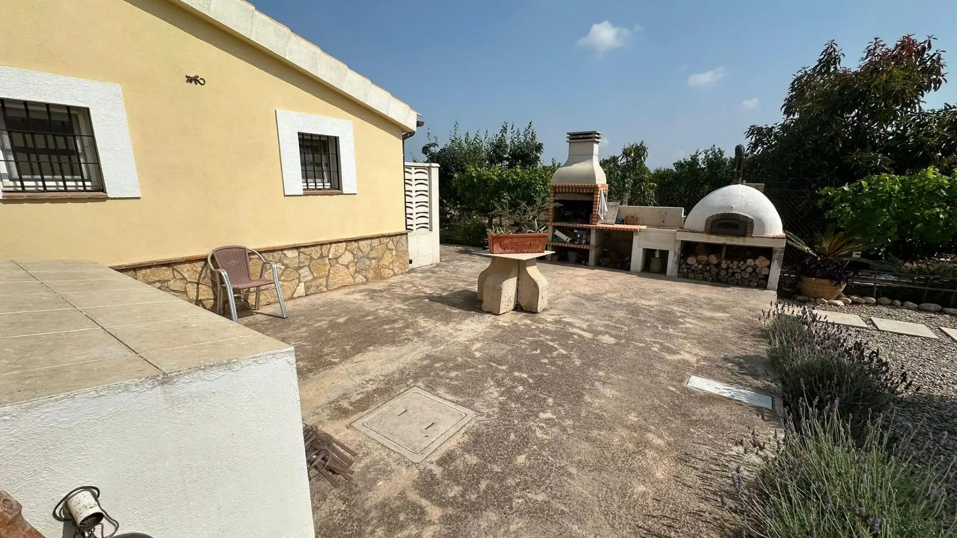 Terraza de Finca rústica en venta en Almazora / Almassora con Jardín privado, Terraza y Trastero