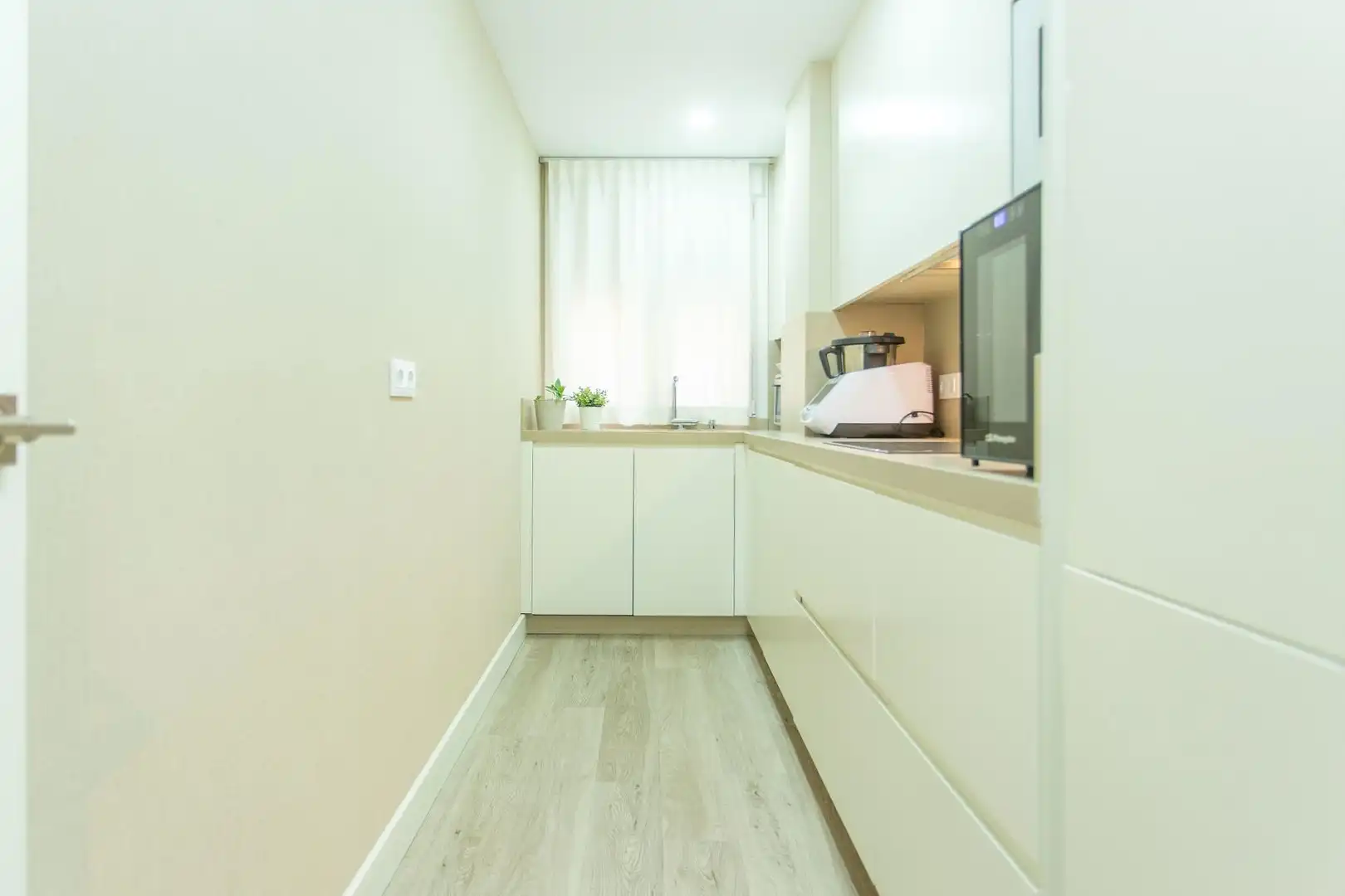 Küche von Wohnung zum Verkauf in Jerez de la Frontera mit Klimaanlage, Heizung und Parkett