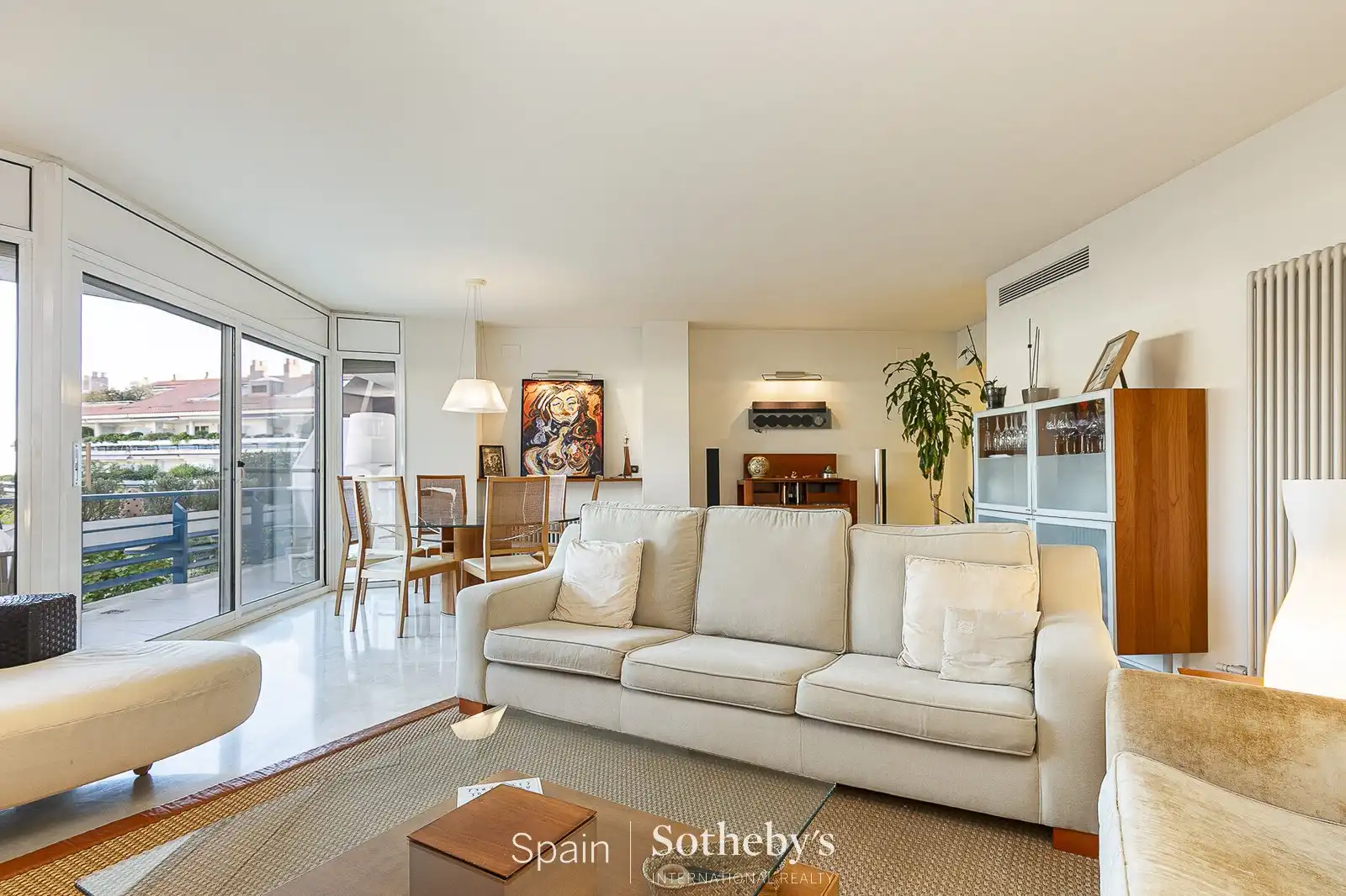 Living room of Apartments for sale in Sitges  with Air Conditioner, Storage room and Community pool