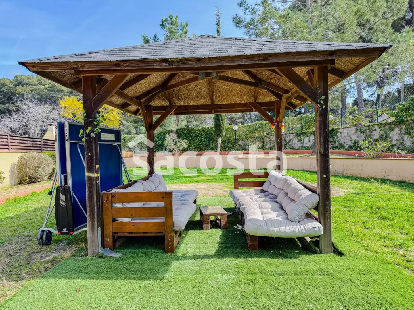 Jardín de Casa adosada en venta en Lloret de Mar con Aire acondicionado, Calefacción y Jardín privado