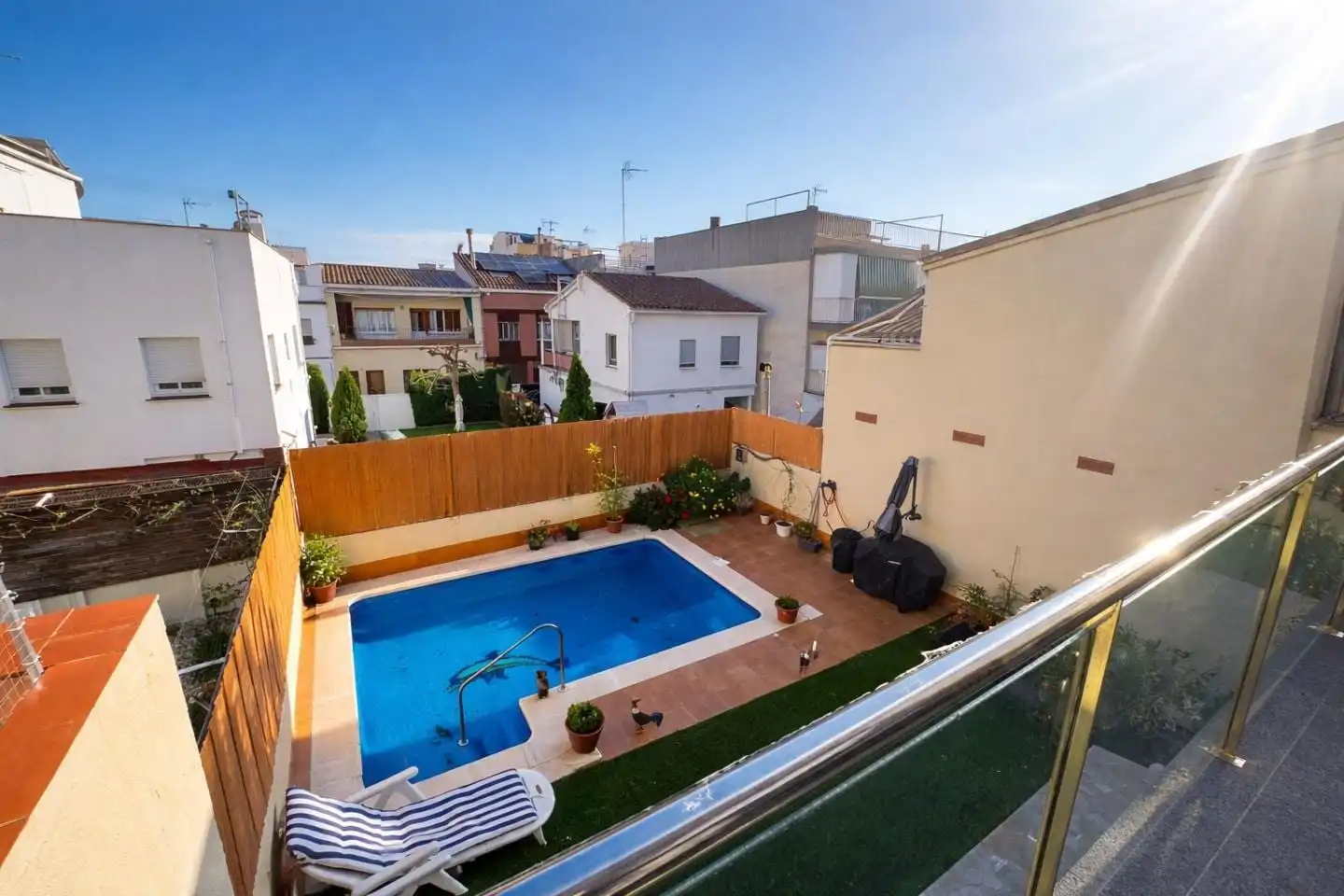 Piscina de Casa o xalet en venda en Premià de Mar amb Jardí privat i Terrassa