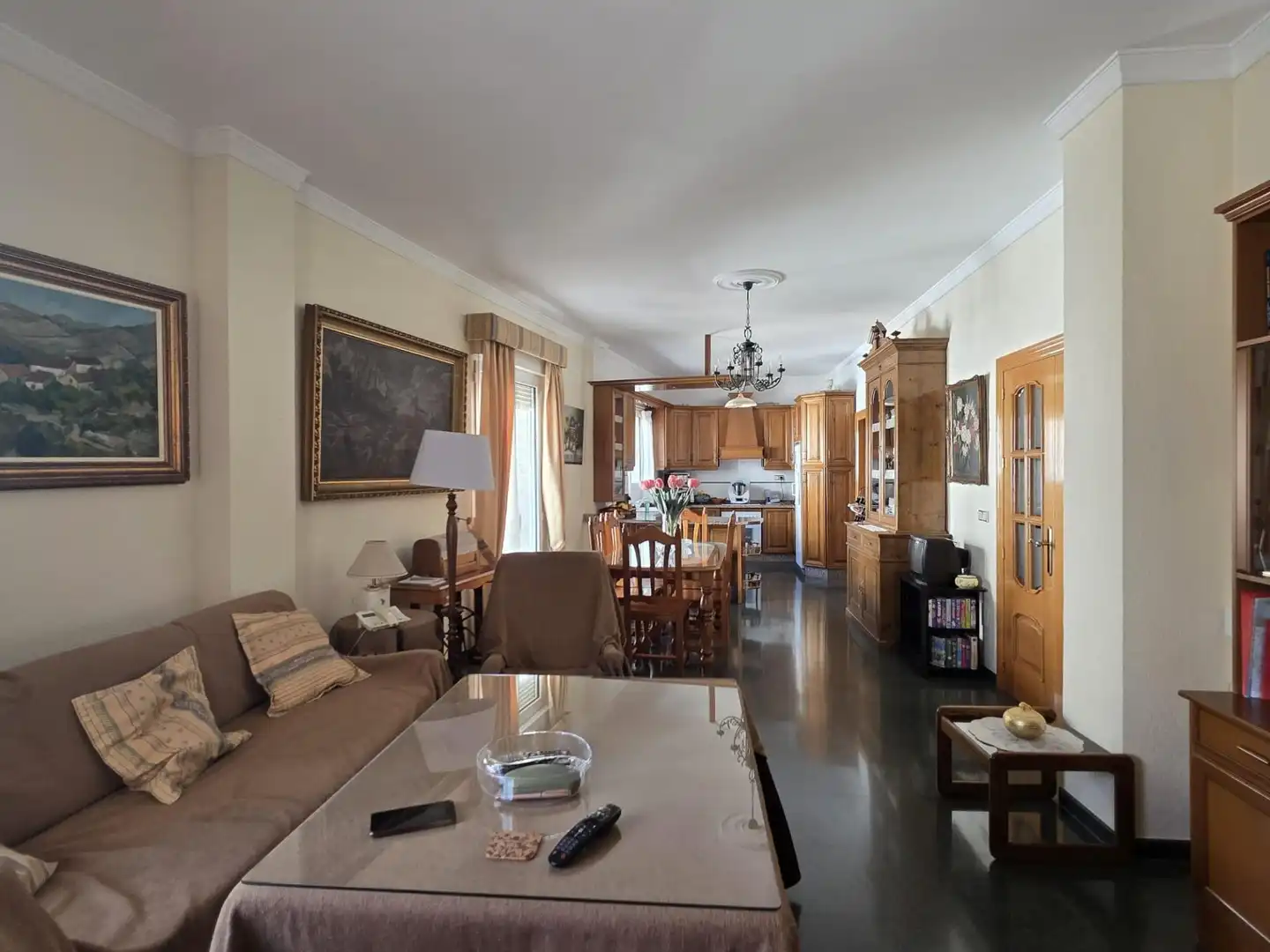 Menjador de Casa o xalet en venda en Dalías amb Parquet i Balcó