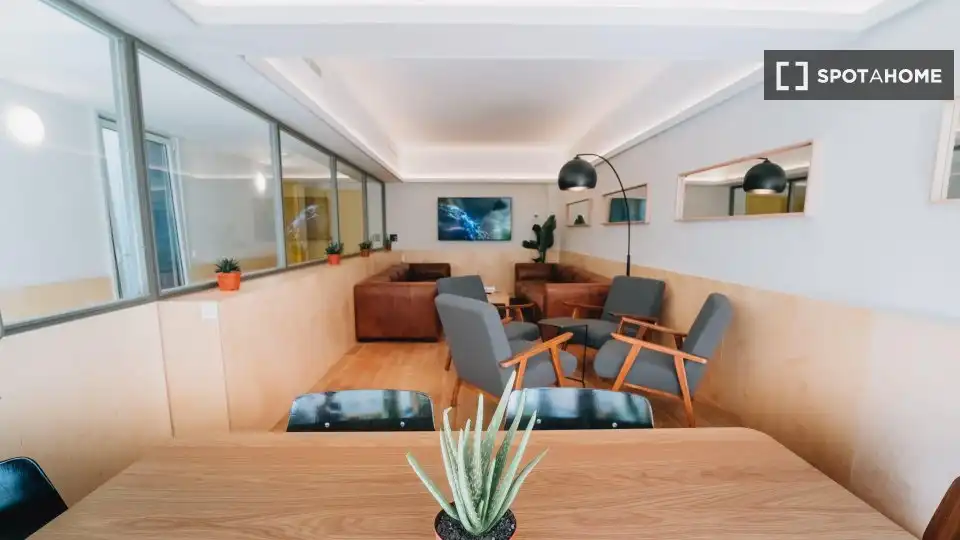Flat for rent in Madrid  with Air Conditioner, Heating and Furnished