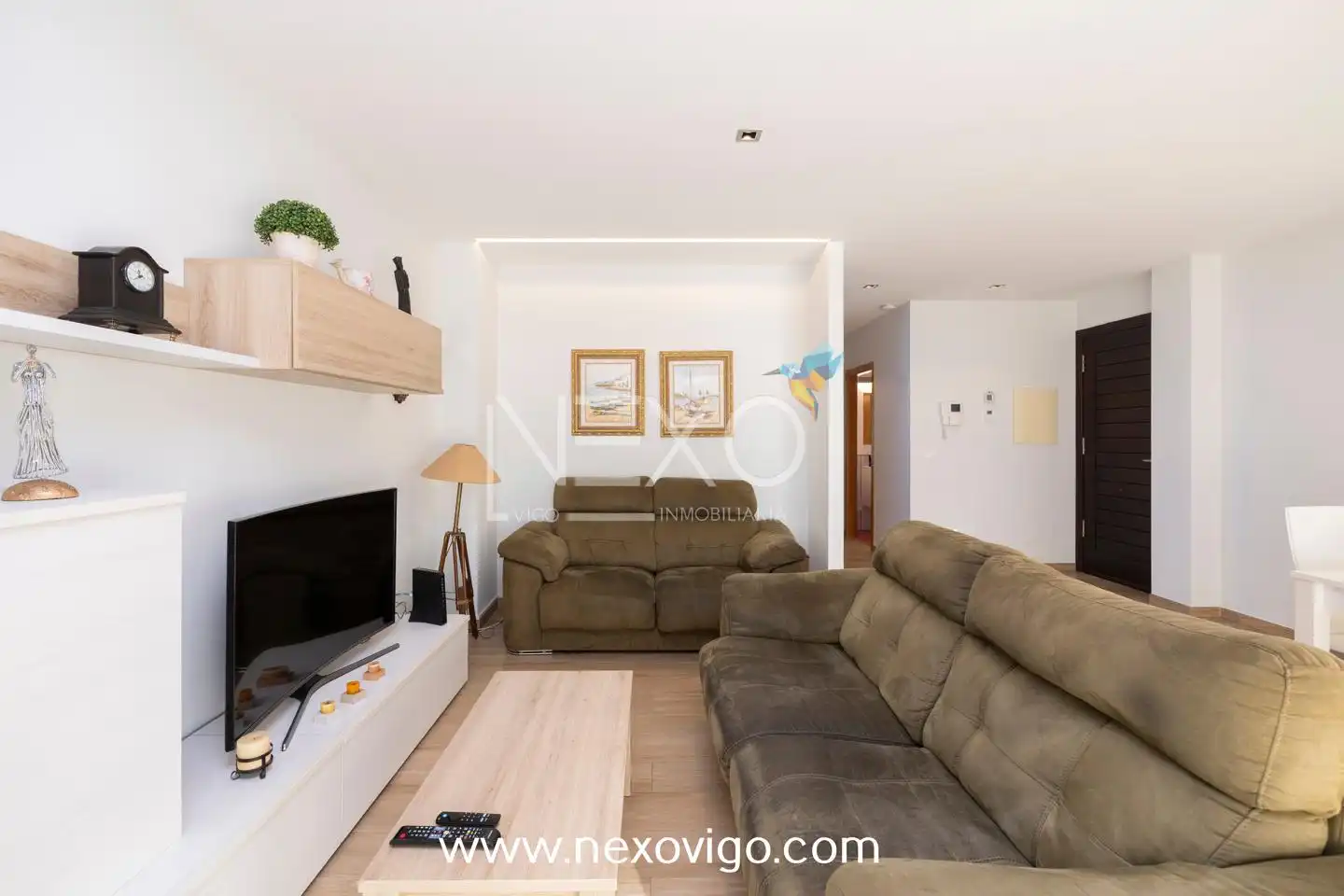 Living room of Houses for sale in Vigo   with Heating, Private garden and Terrace