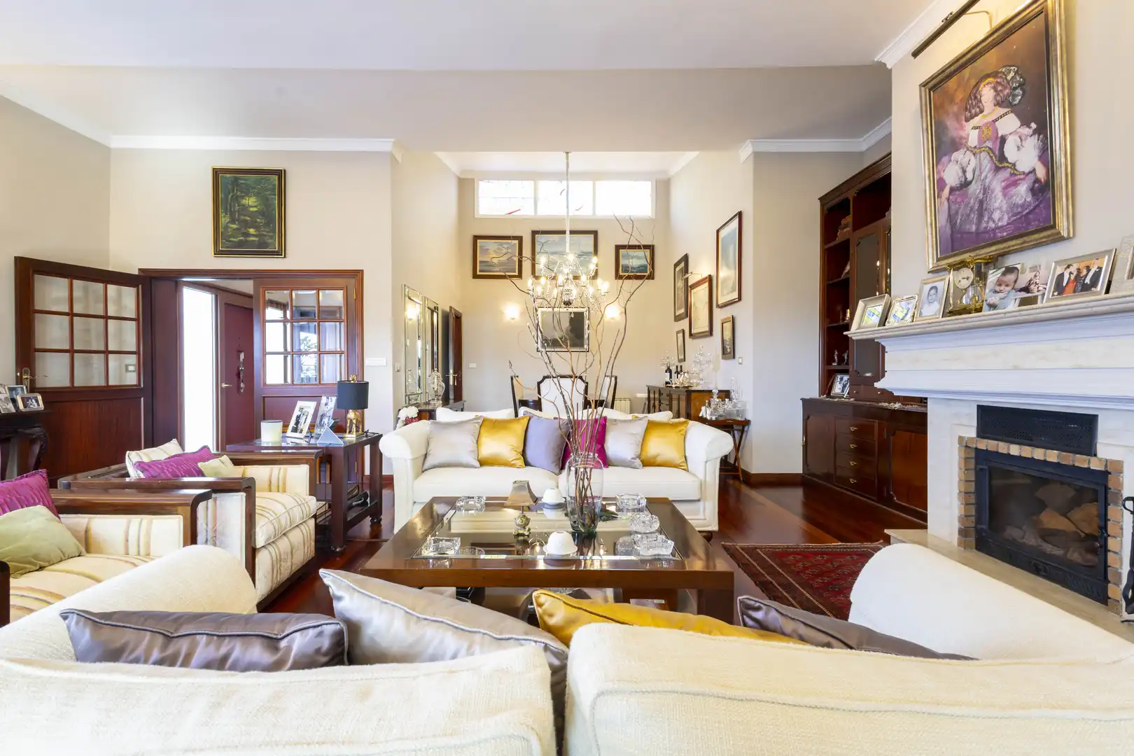 Living room of Houses for sale in San Cristóbal de la Laguna  with Air Conditioner, Private garden and Terrace
