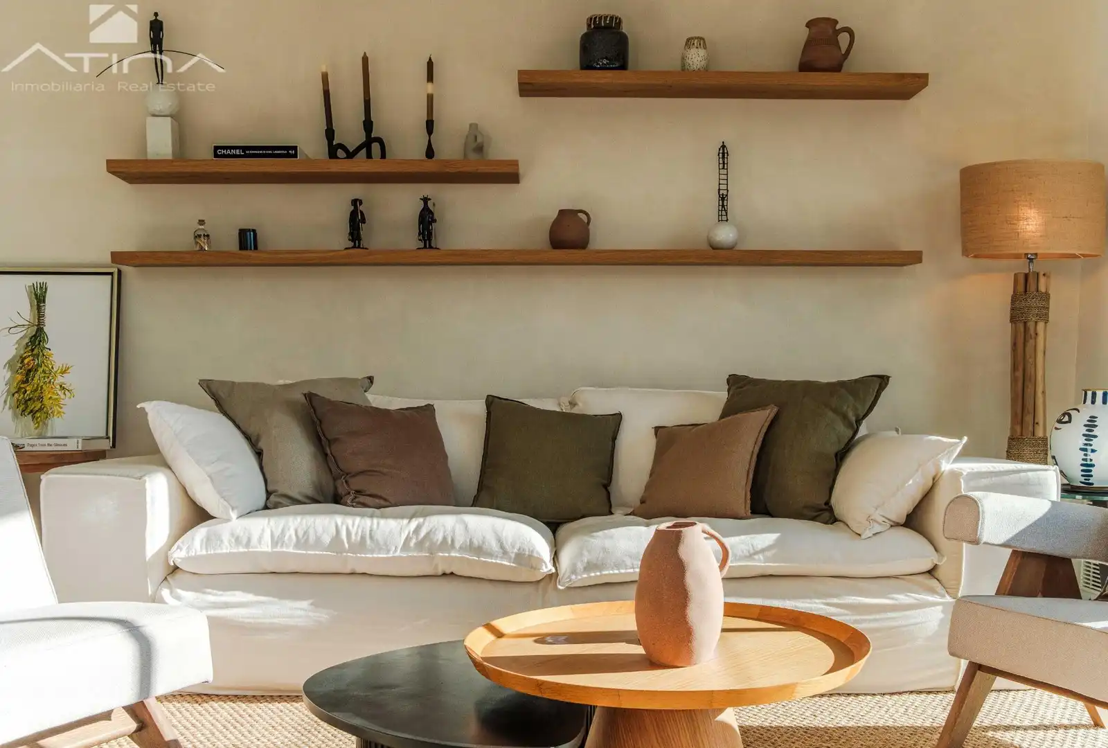 Sala de estar de Ático en venta en Jávea / Xàbia con Aire acondicionado, Calefacción y Jardín privado