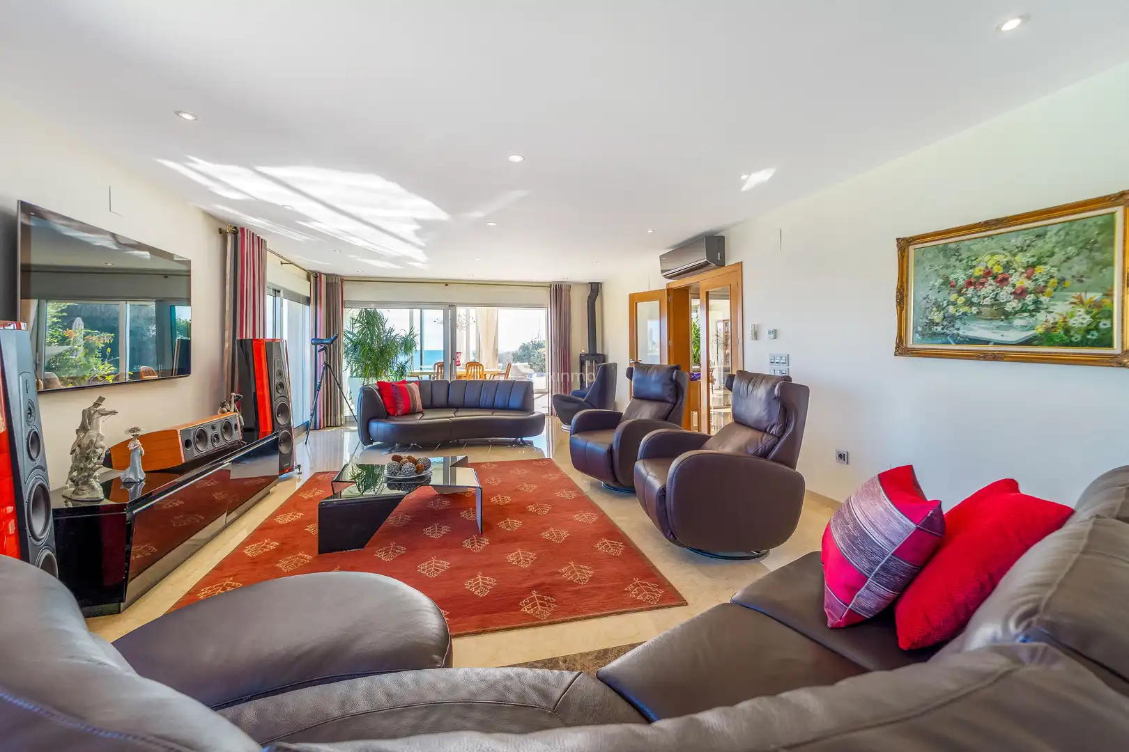 Sala de estar de Casa o chalet en venta en Calpe / Calp con Aire acondicionado, Terraza y Trastero
