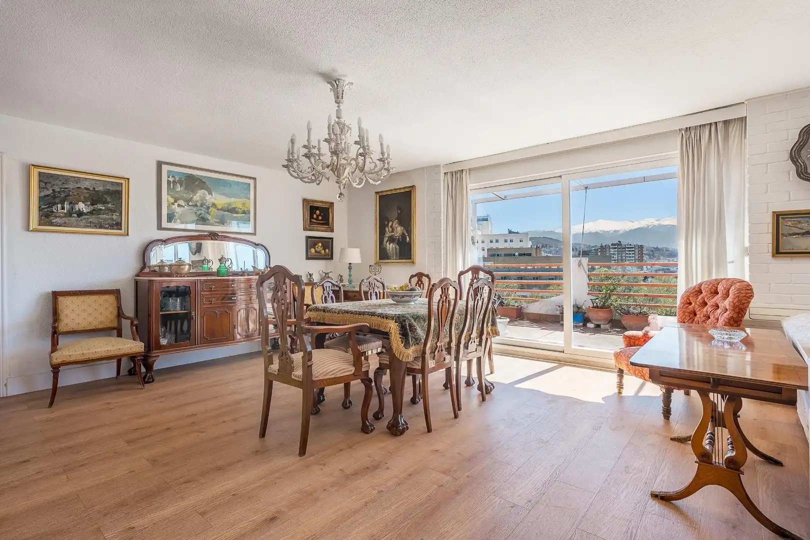 Dining room of Attic for sale in Granada  with Air Conditioner and Terrace