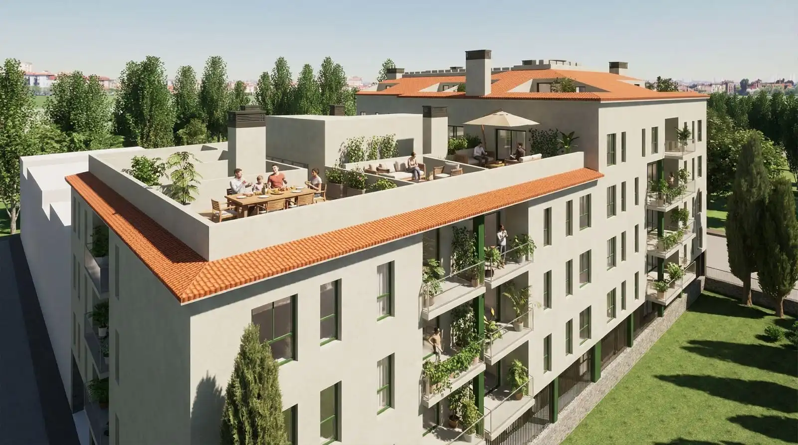 Vista exterior de Piso en venta en Esparreguera con Aire acondicionado, Calefacción y Parquet
