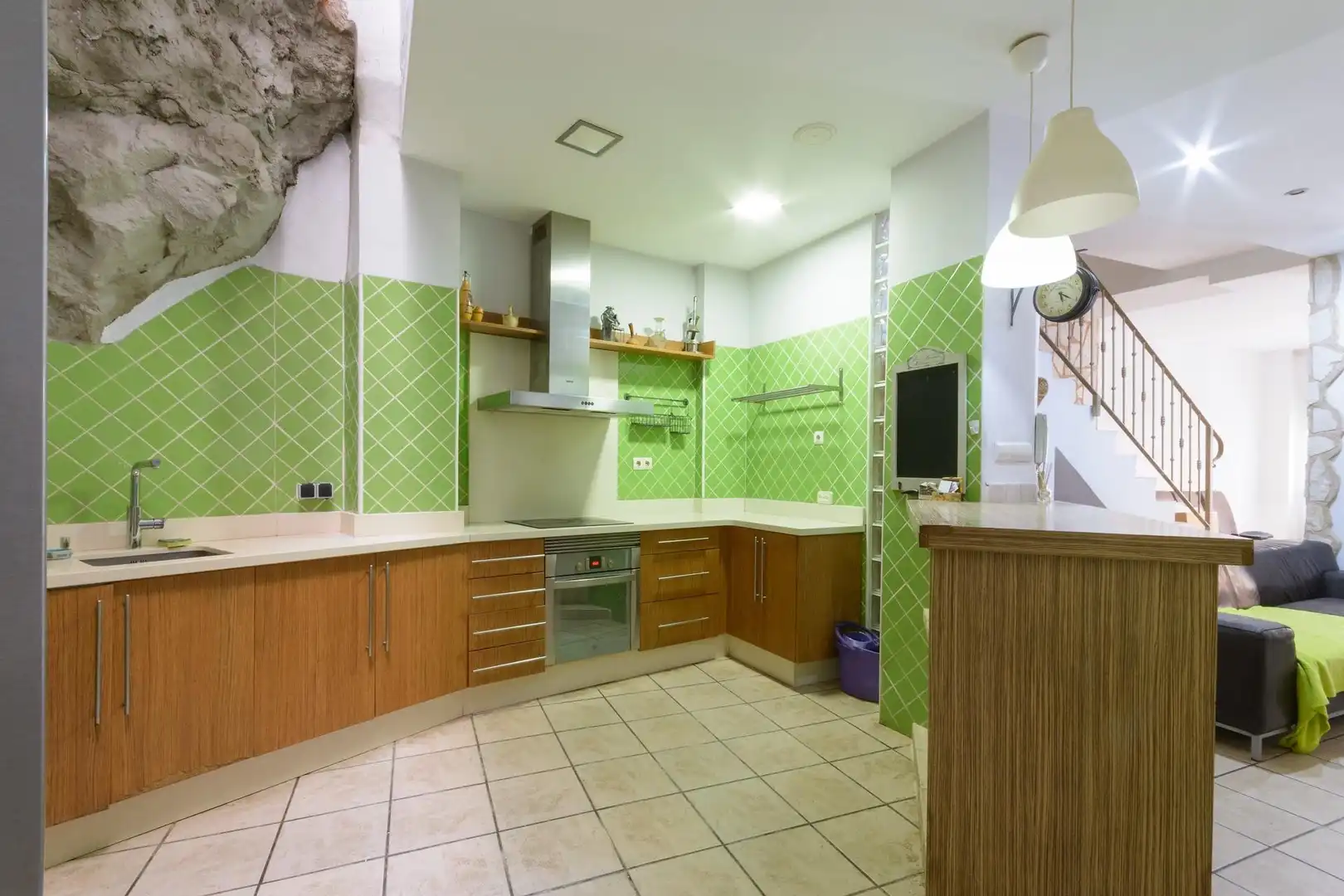Cocina de Casa o chalet en venta en La Font d'en Carròs con Calefacción, Terraza y Balcón