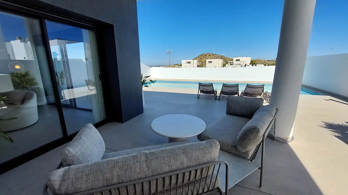 Terraza de Casa o chalet en venta en Rojales con Aire acondicionado, Calefacción y Jardín privado