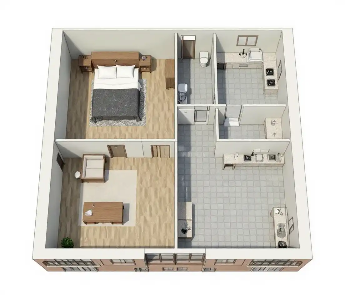 Habitación de Apartamento en venta en Madrid con Calefacción, Amueblado y Horno
