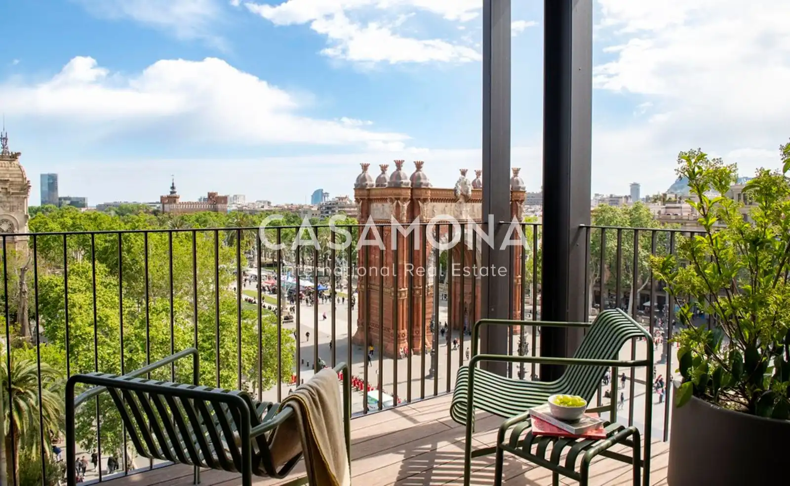 Vista exterior de Apartamento de alquiler en Barcelona con Aire acondicionado, Terraza y Internet