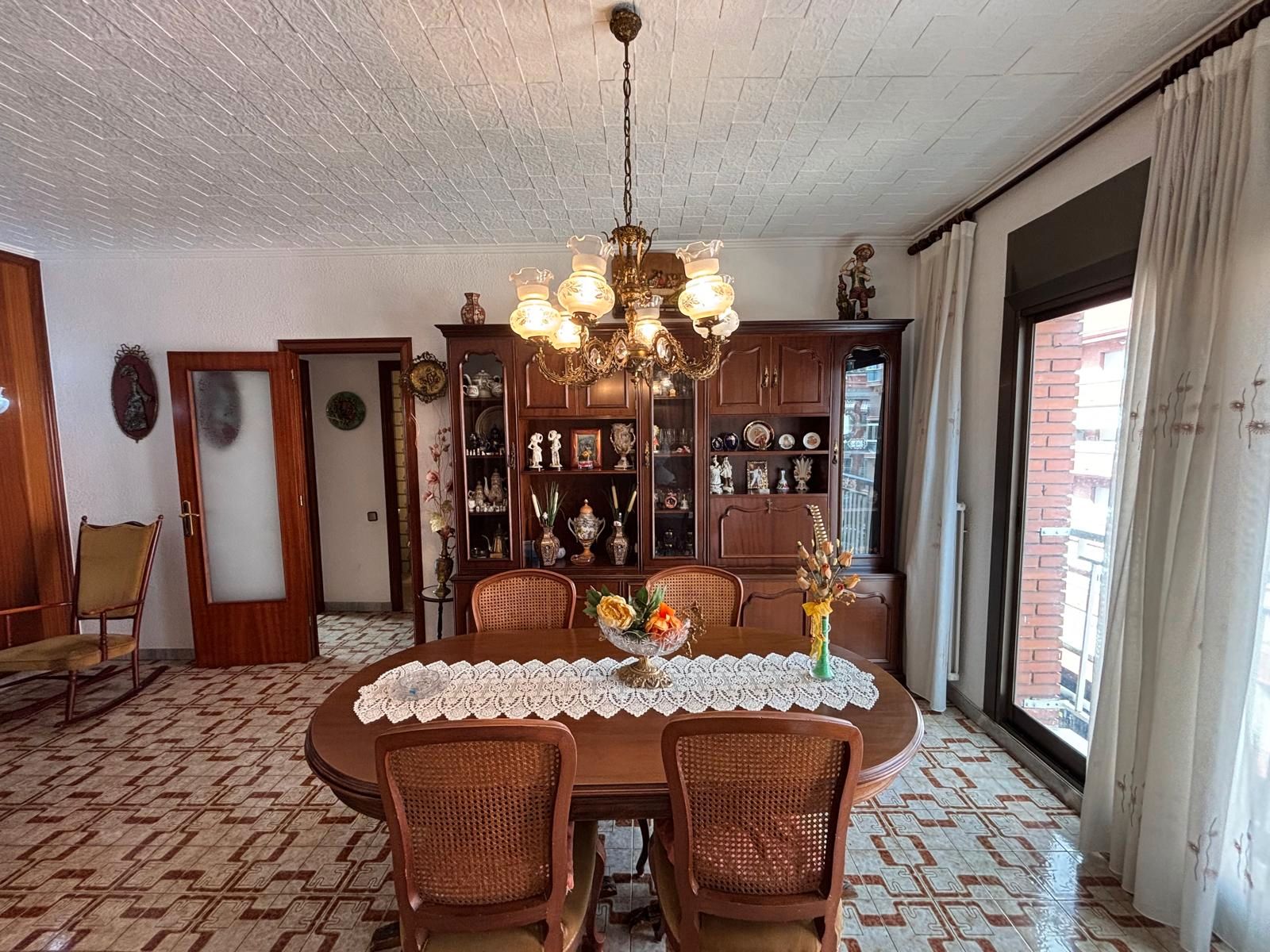 Dining room of Flat for sale in  Barcelona Capital  with Heating, Oven and Balcony