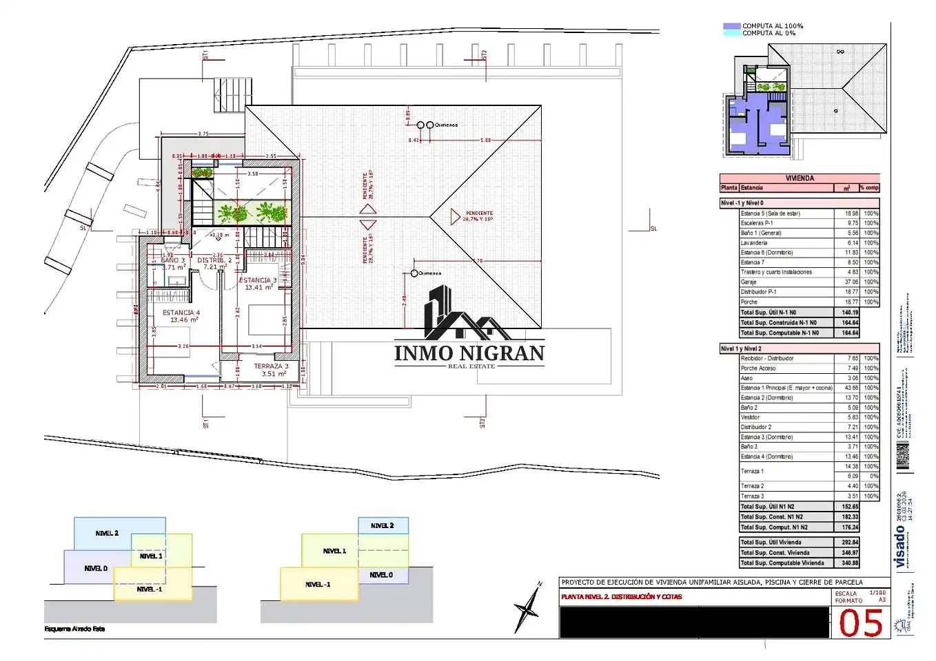 Residencial en venda en Baiona