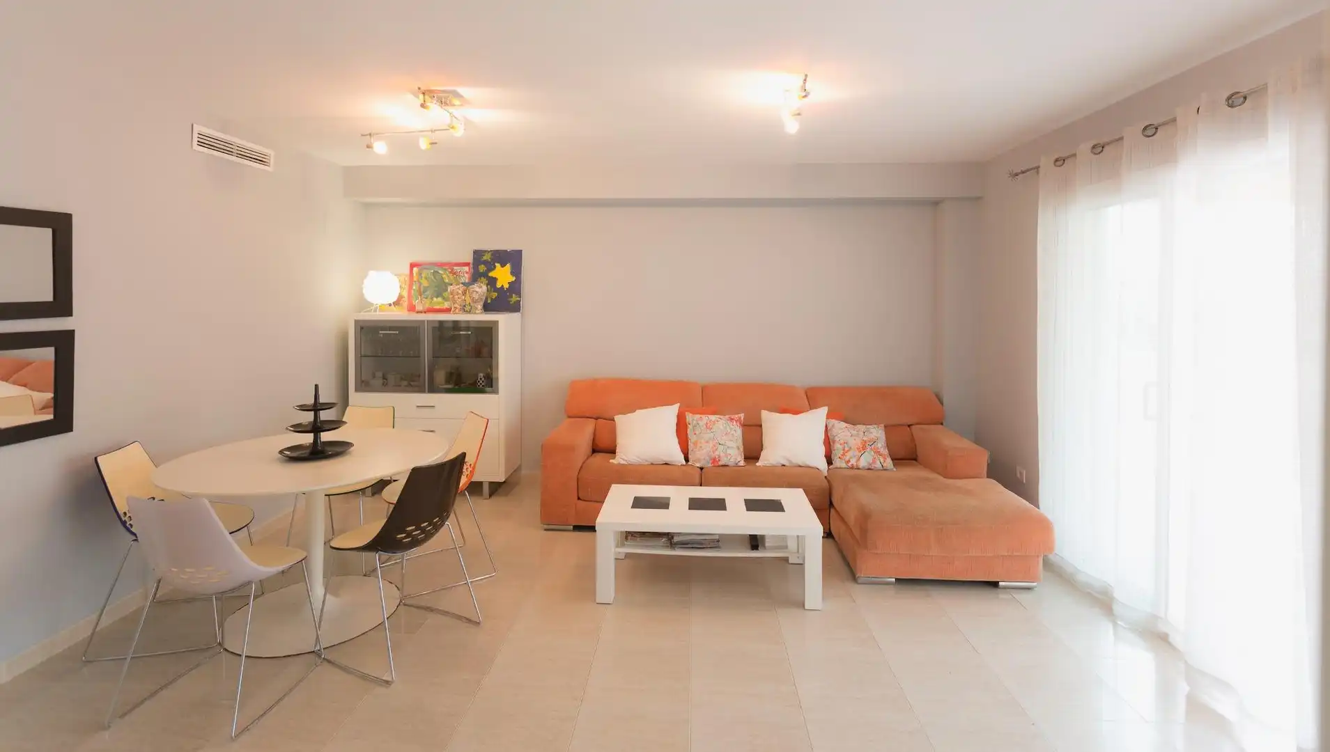 Sala de estar de Apartamento en venta en Cullera con Calefacción, Jardín privado y Terraza