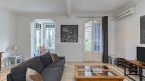 Living room of Apartment for sale in  Barcelona Capital  with Air Conditioner, Heating and Balcony