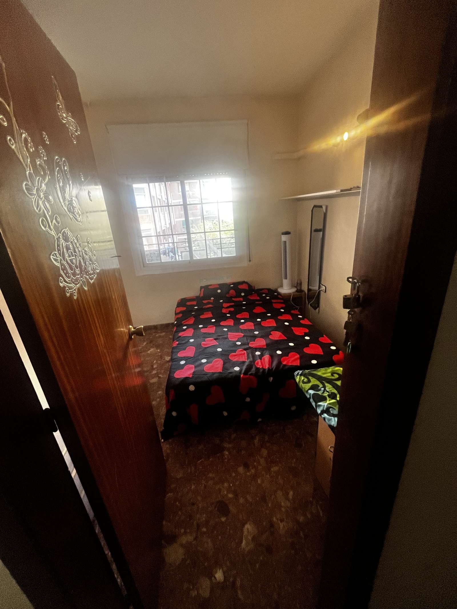 Bedroom of Flat to share in Badalona  with Air Conditioner, Heating and Terrace