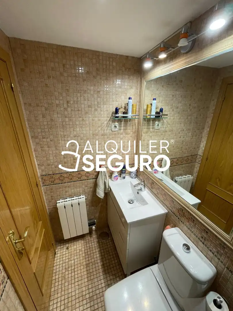 Baño de Piso de alquiler en Madrid con Aire acondicionado, Calefacción y Terraza