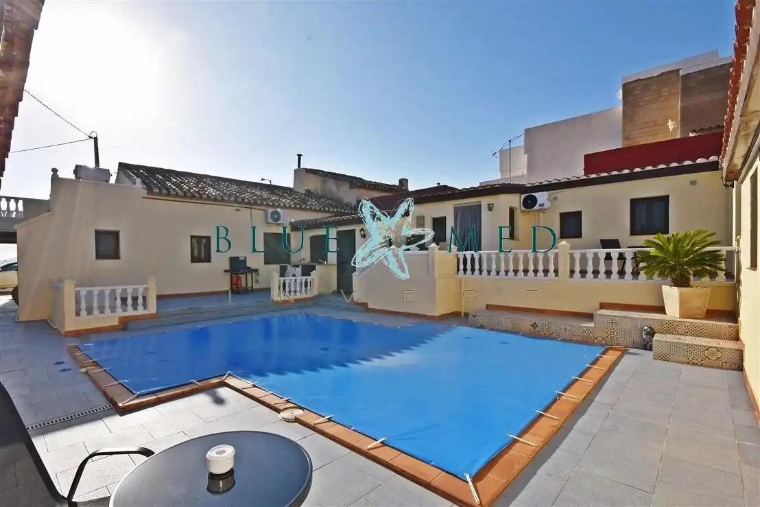 Vista exterior de Casa o chalet en venta en Fuente Álamo de Murcia con Aire acondicionado, Calefacción y Terraza