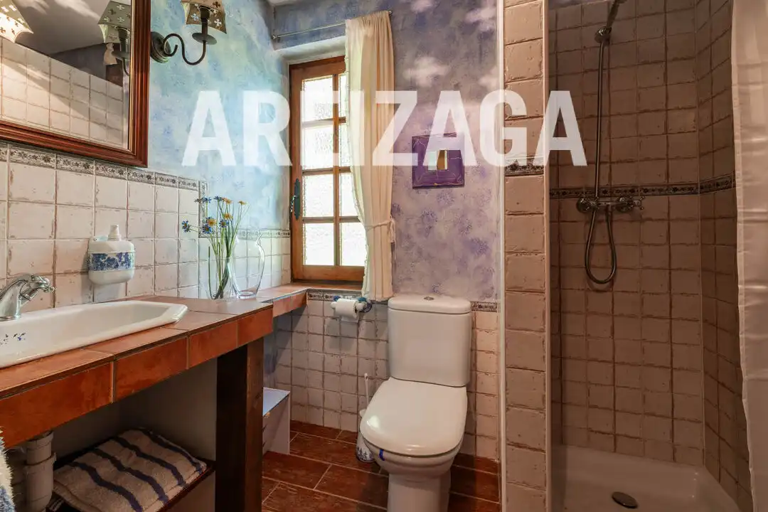 Baño de Casa o chalet en venta en Errenteria con Calefacción, Terraza y Piscina