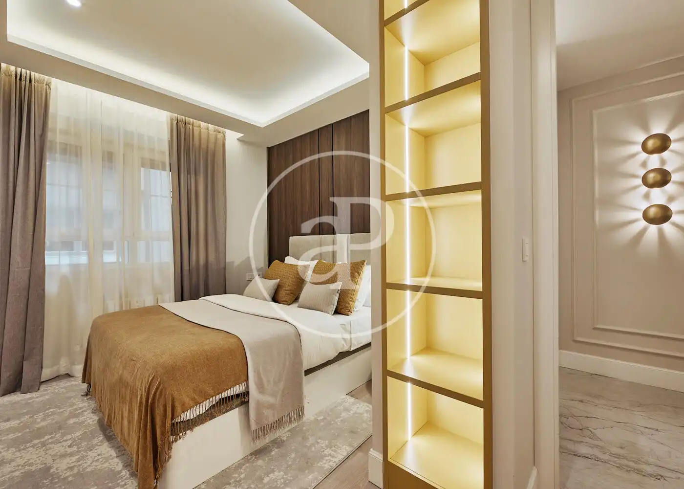 Bedroom of Flat for sale in Madrid  with Air Conditioner, Heating and Storage room