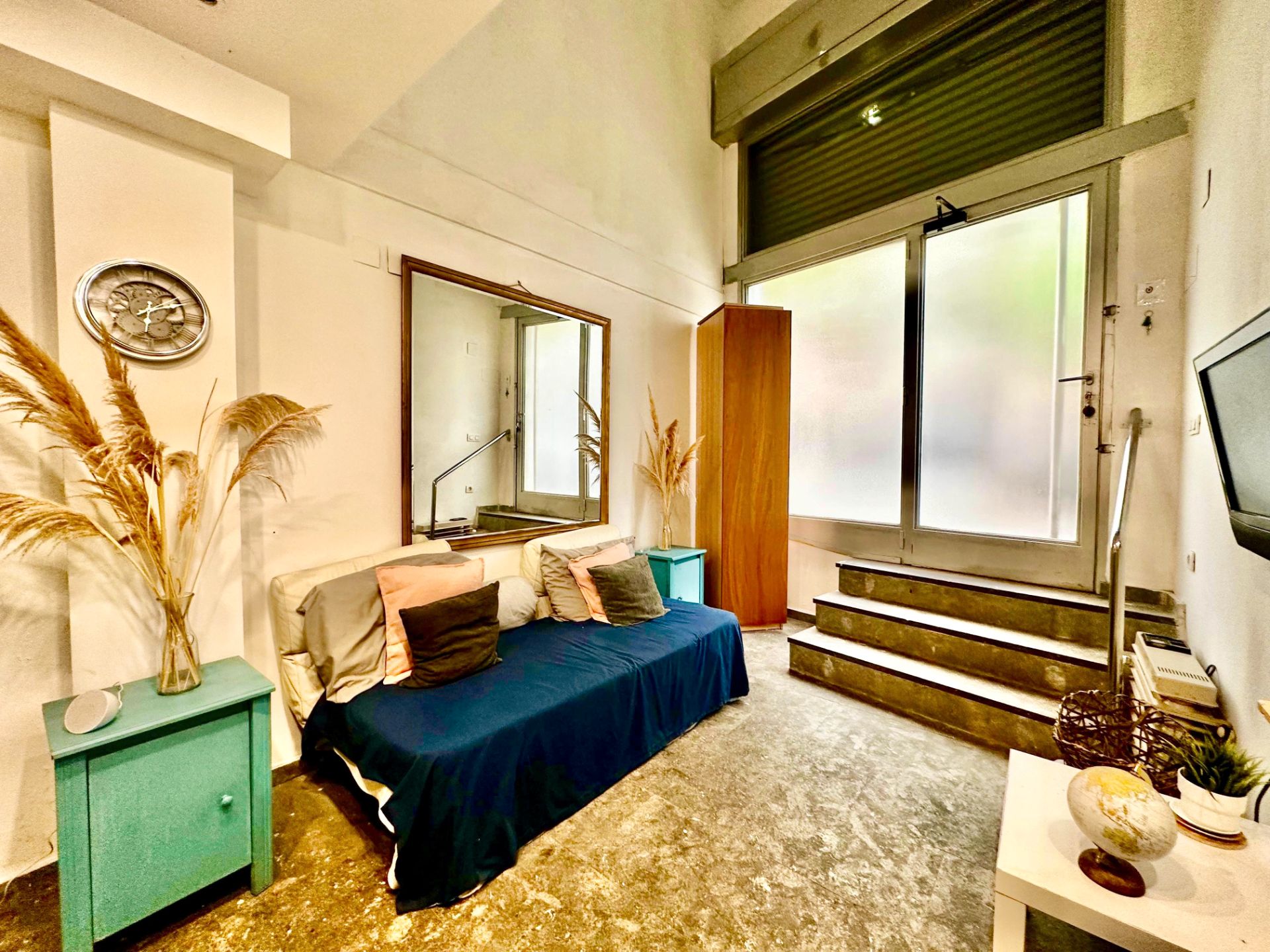 Sala d'estar de Dúplex en venda en  Barcelona Capital amb Aire condicionat
