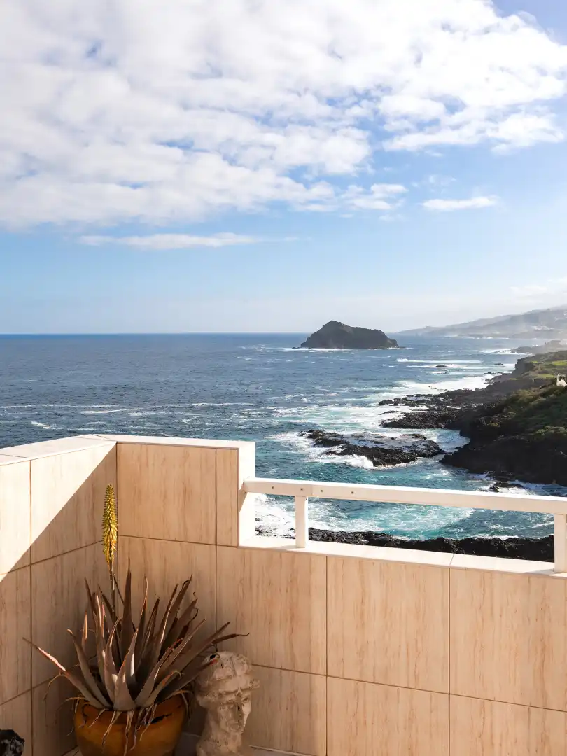 Schlafzimmer von Dachboden zum Verkauf in Garachico mit Terrasse, Möbliert und Ofen