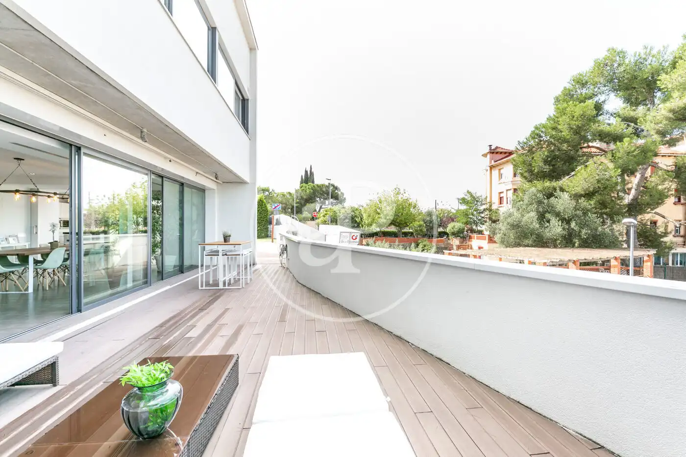 Terrace of Houses for rent in Barcelona  with Air Conditioner, Heating and Private garden