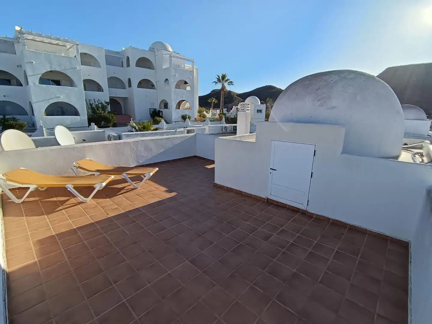 Terrace of Flat for sale in Pulpí  with Air Conditioner, Private garden and Furnished